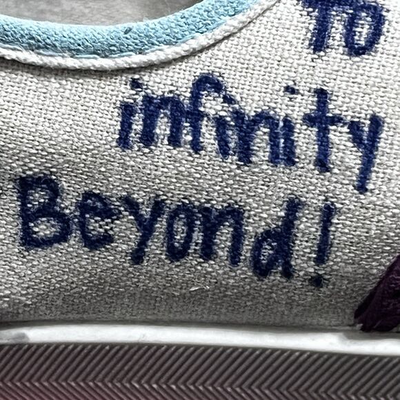 Custom Hand Painted Toy Story Inspired Canvas Sneakers Woody Buzz Women's Size 9 - Picture 7 of 10